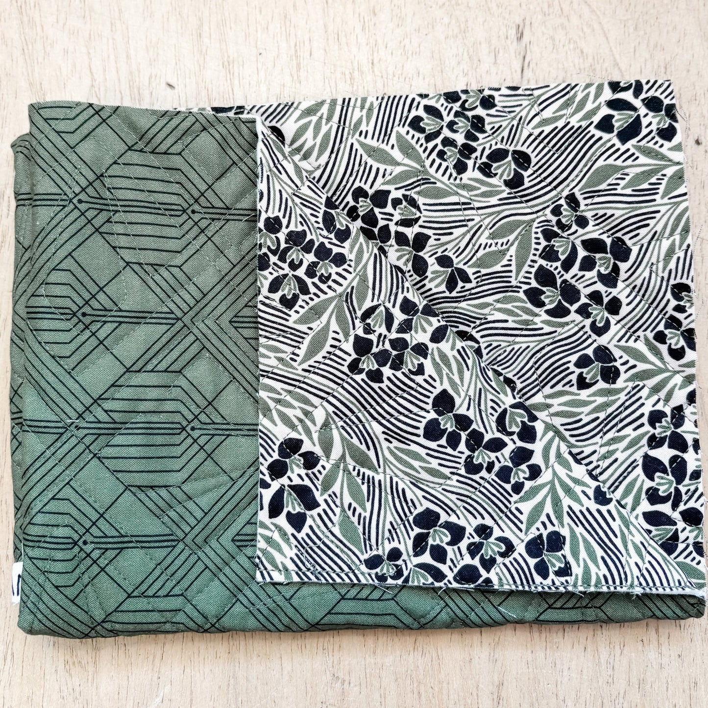 Pre Quilted Fabric - Fat Quarter - homesewn