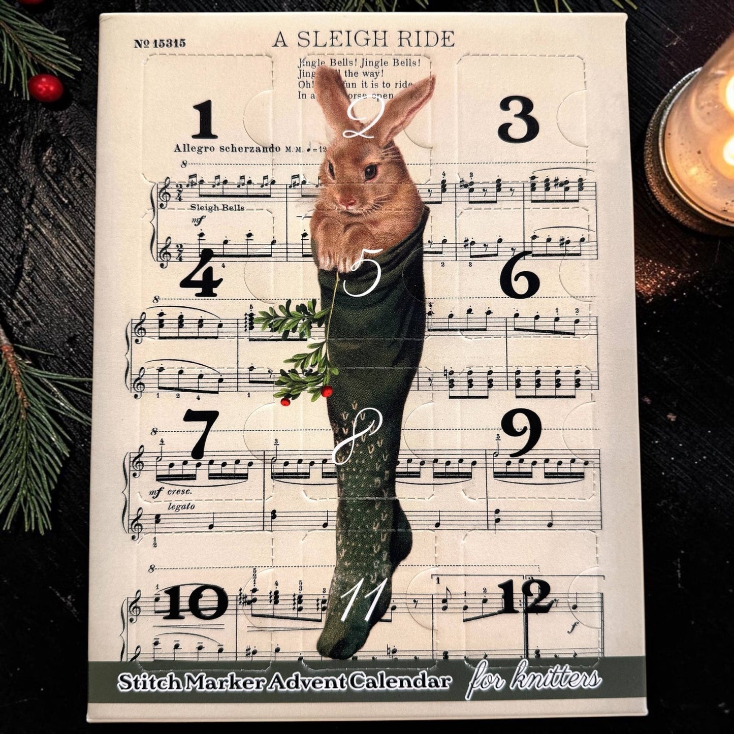 PREORDER: 2026 KNITTING Stitch Marker Advent Calendar - homesewn