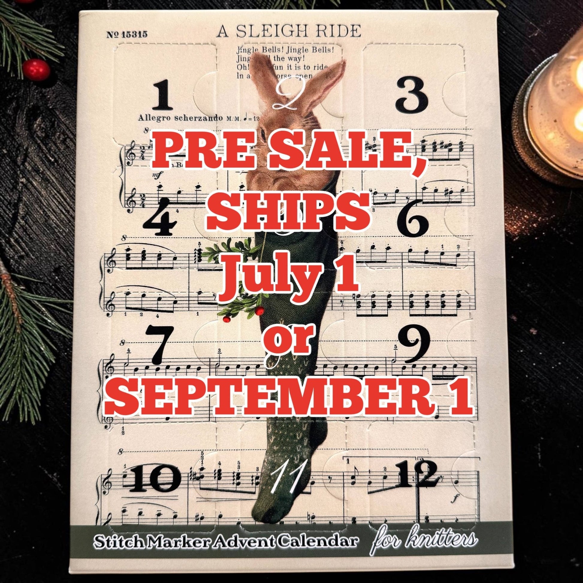 PREORDER: 2026 KNITTING Stitch Marker Advent Calendar - homesewn