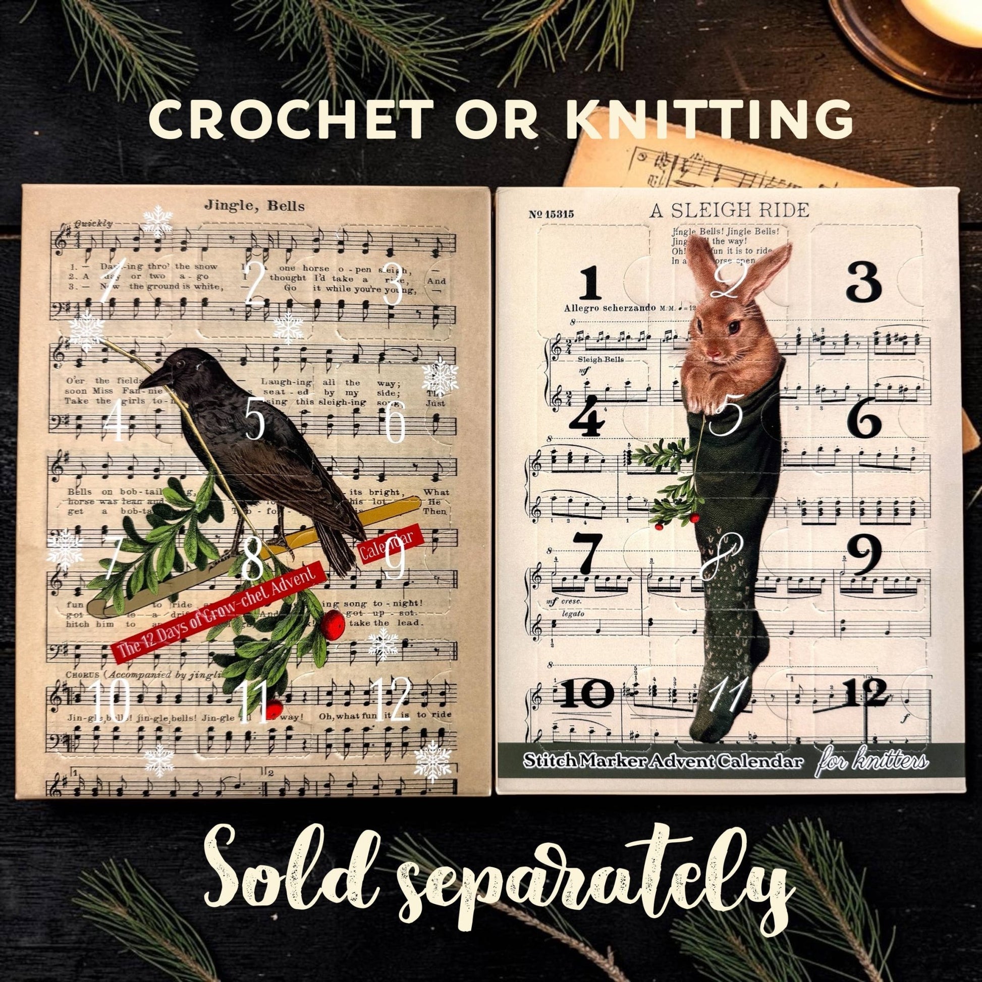 PREORDER: 2026 KNITTING Stitch Marker Advent Calendar - homesewn