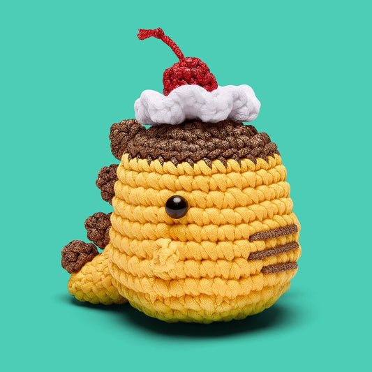 PREORDER ARRIVING 2/22: Fred the Dino Sweetie Edition Crochet Kit - homesewn