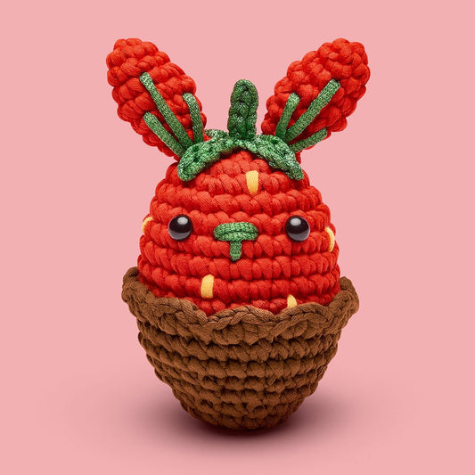 PREORDER ARRIVING 2/22: Jojo the Bunny Sweetie Edition Crochet Kit - homesewn