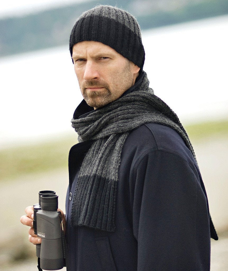 Pressed Rib Cap & Muffler Printed Knitting Pattern - homesewn