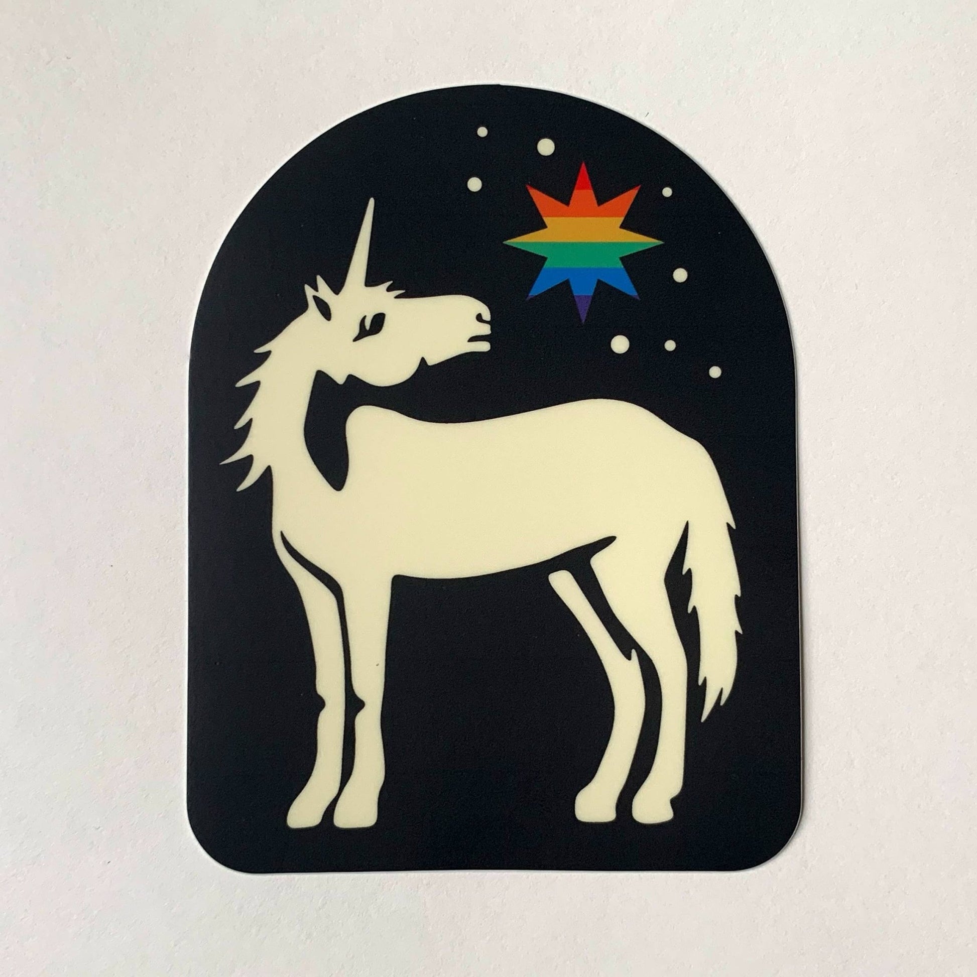 Pride/Unicorn/Rainbow Bumper Sticker, Durable vinyl decal - homesewn