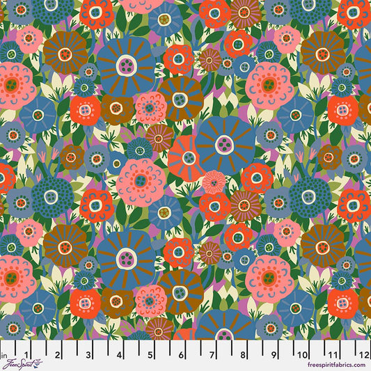 Primrose Hill - Multi - The City of Dreams - QUILTING COTTON/POPLIN - homesewn