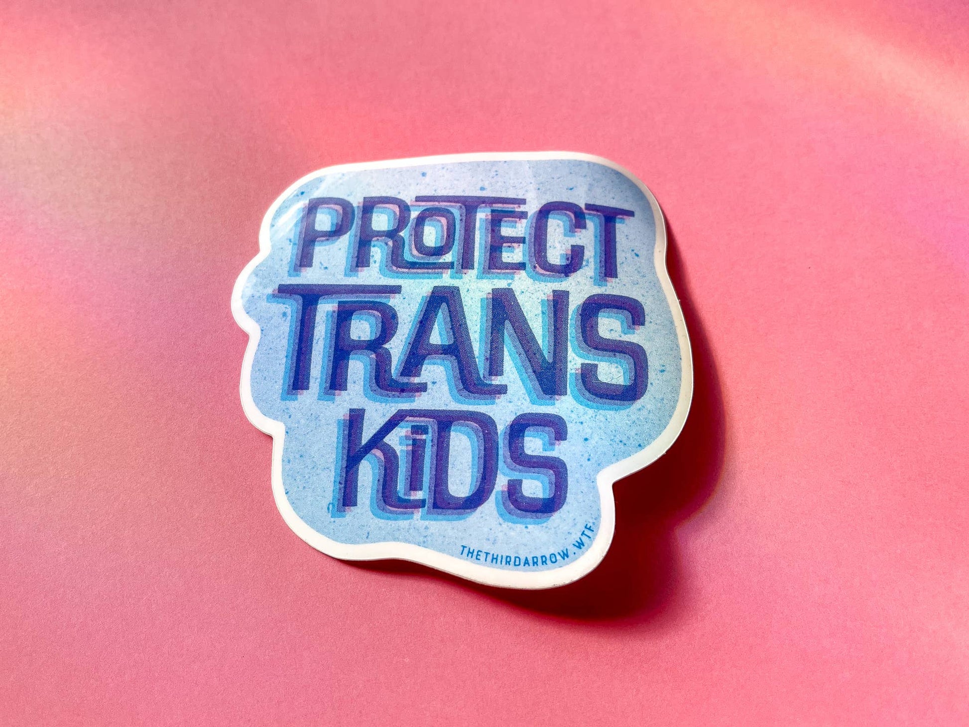 Protect Trans Kids vinyl sticker - homesewn