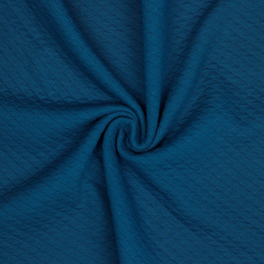 Quilted Knit Jersey Fabric - Rose Melange - homesewn