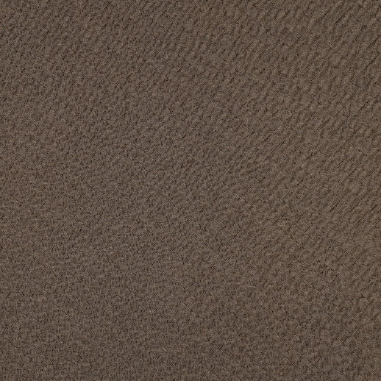 Quilted Knit Jersey Fabric - Taupe - homesewn