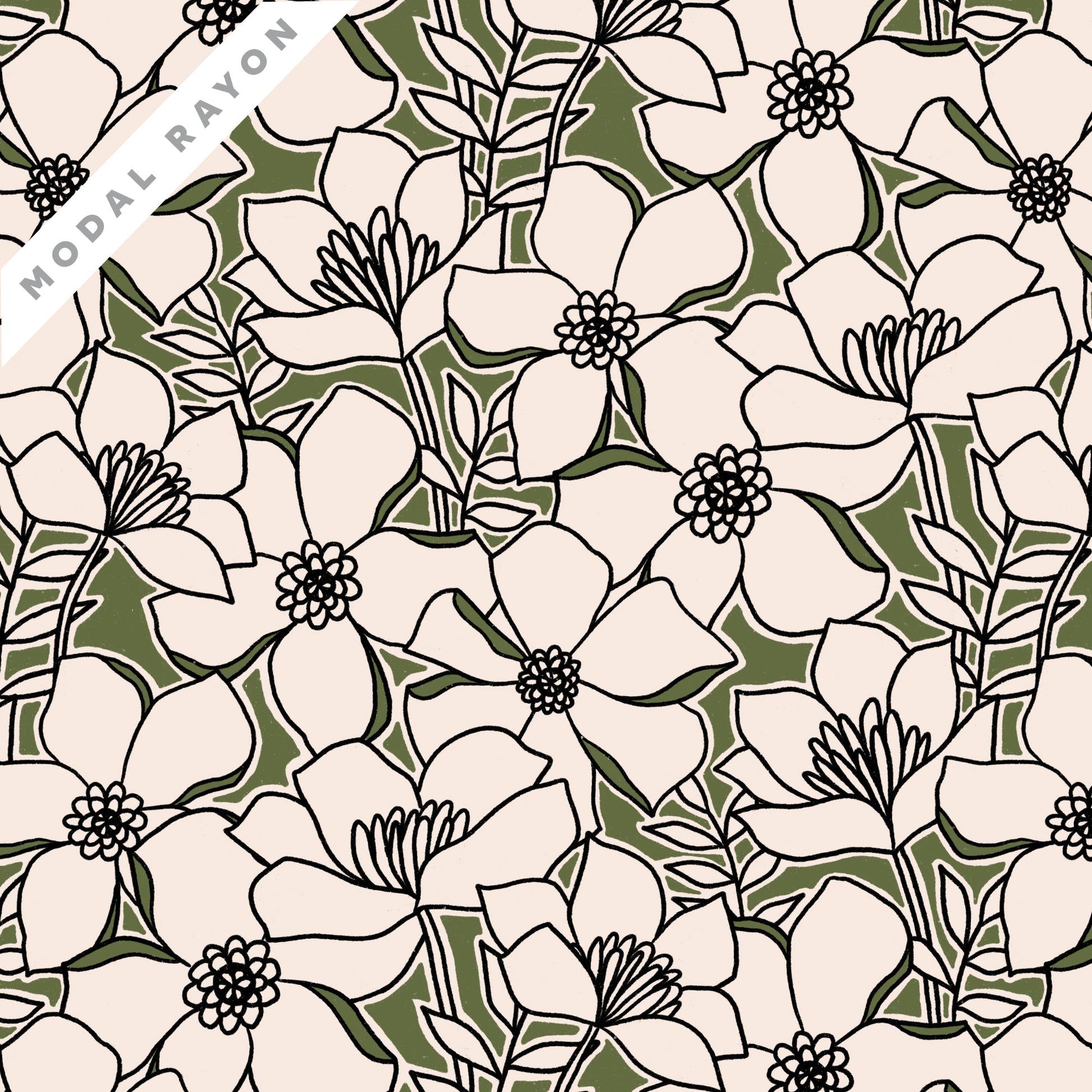 Quinn - Marsh Havens - Cloud 9 ORGANIC MODAL RAYON fabric - homesewn