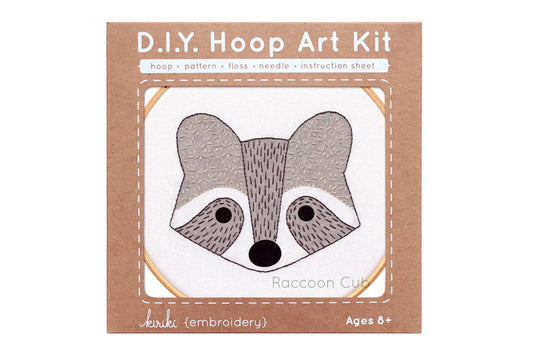 Raccoon Cub - Hoop Art Kit - homesewn