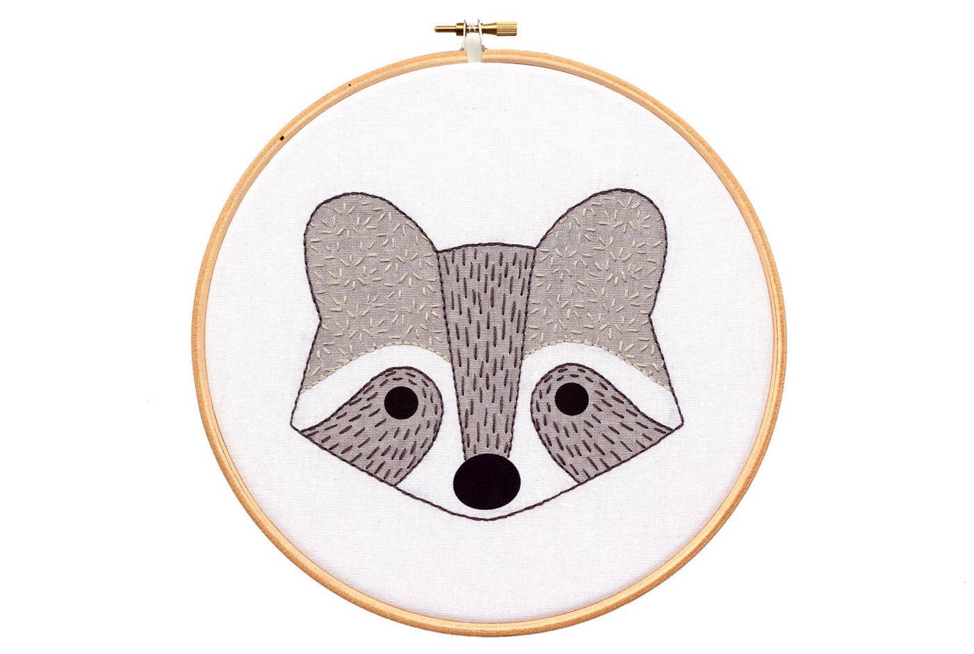 Raccoon Cub - Hoop Art Kit - homesewn