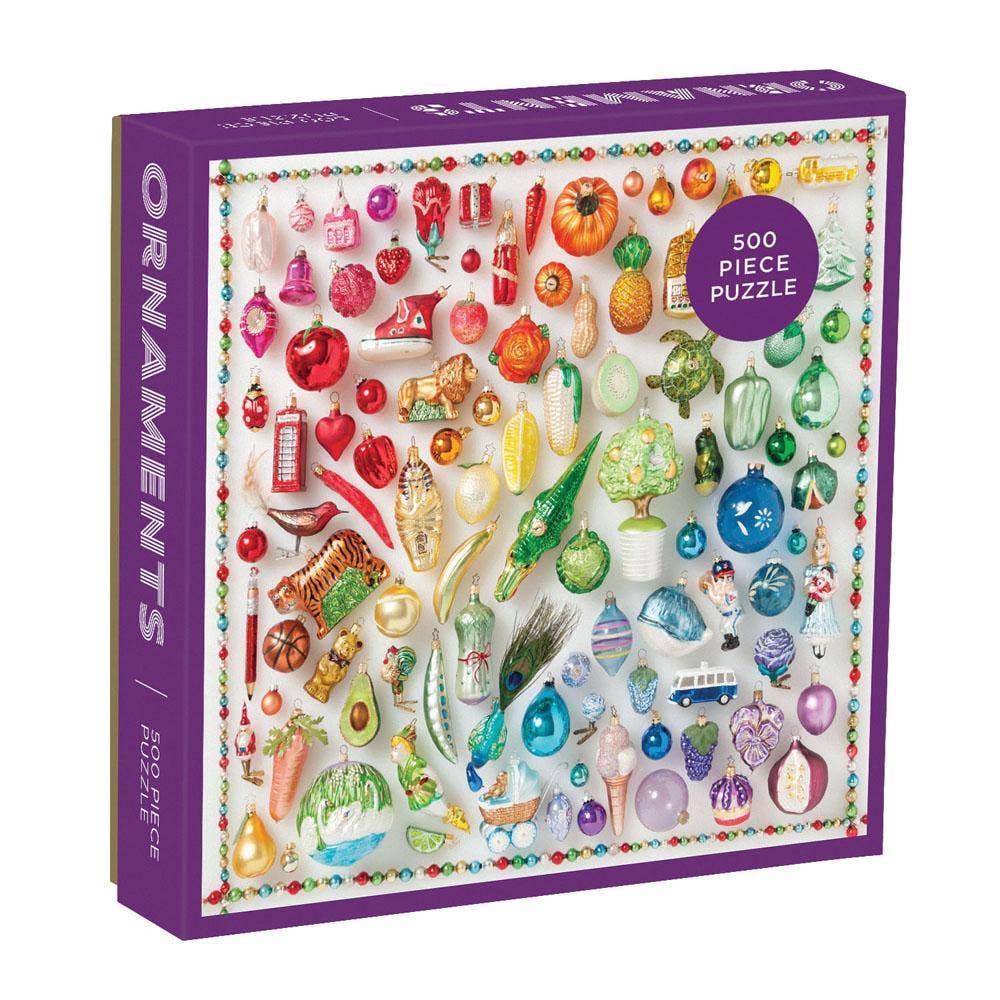 Rainbow Ornaments 500 Piece Puzzle - homesewn