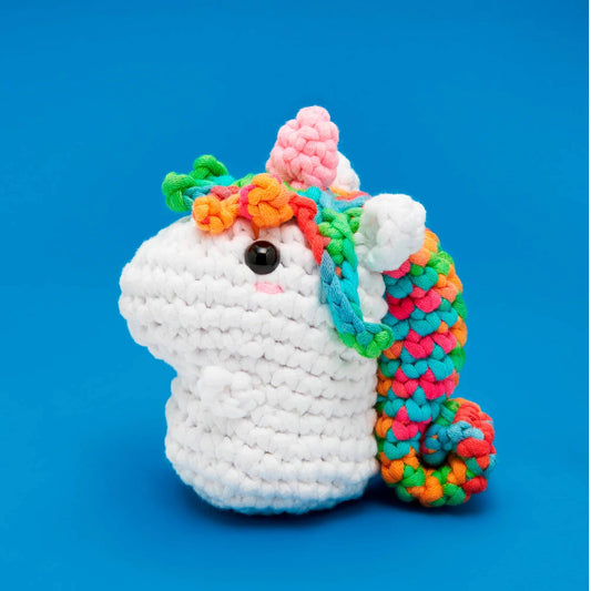 Rainbow Unicorn Beginner Crochet Kit - homesewn