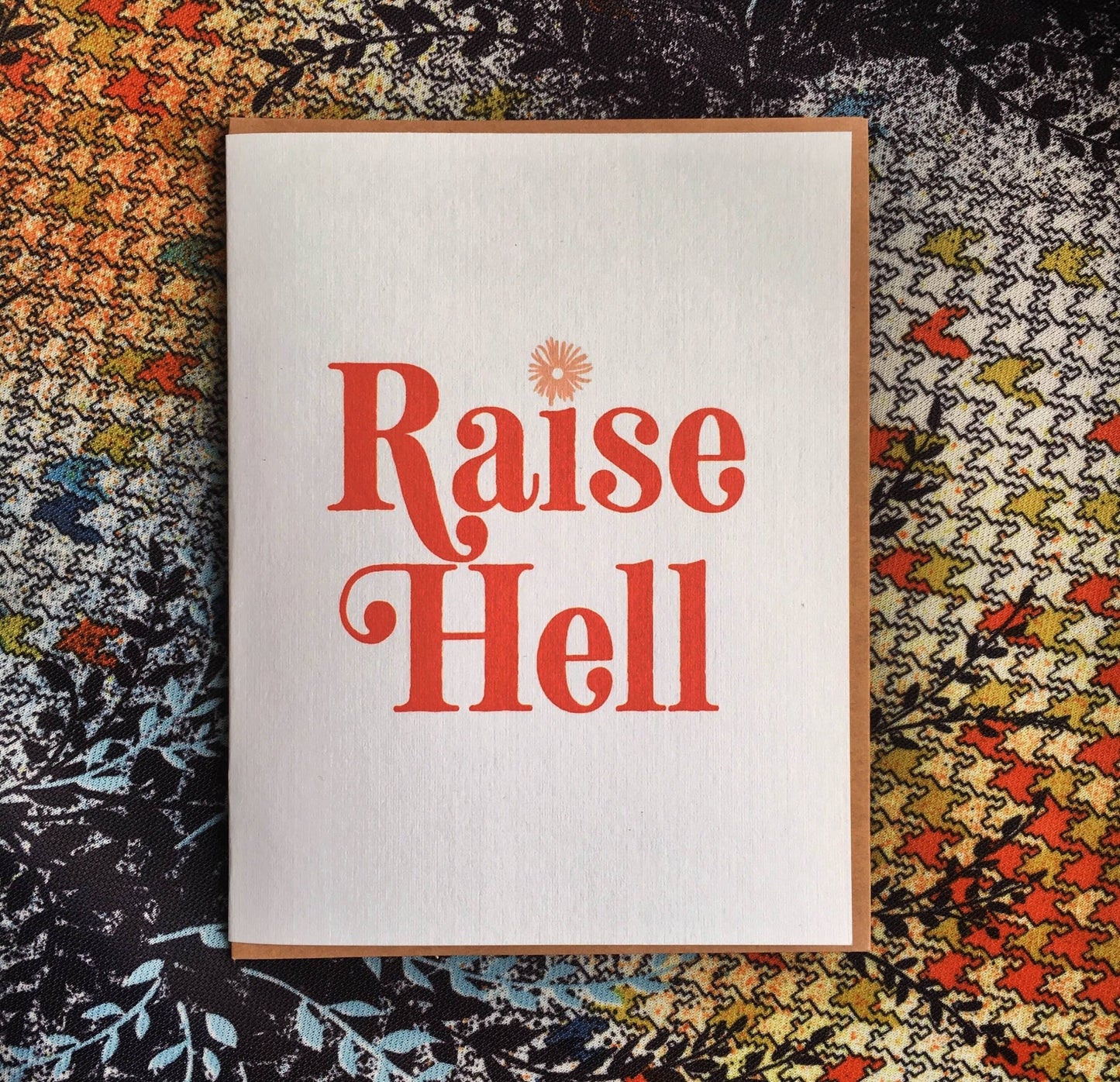 Raise Hell - Card - homesewn