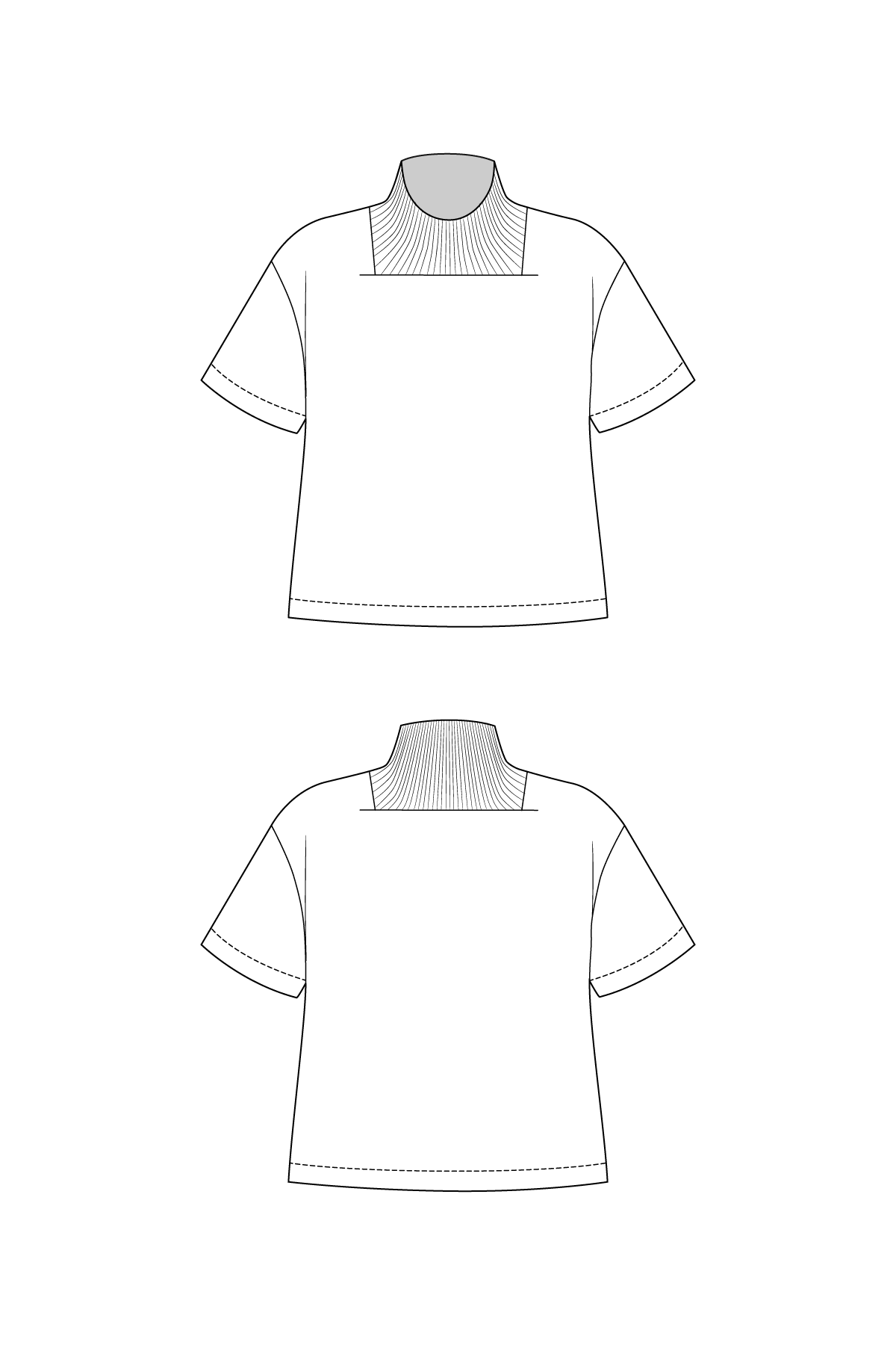 RAUHA tee & tee dress - PDF PATTERN - homesewn