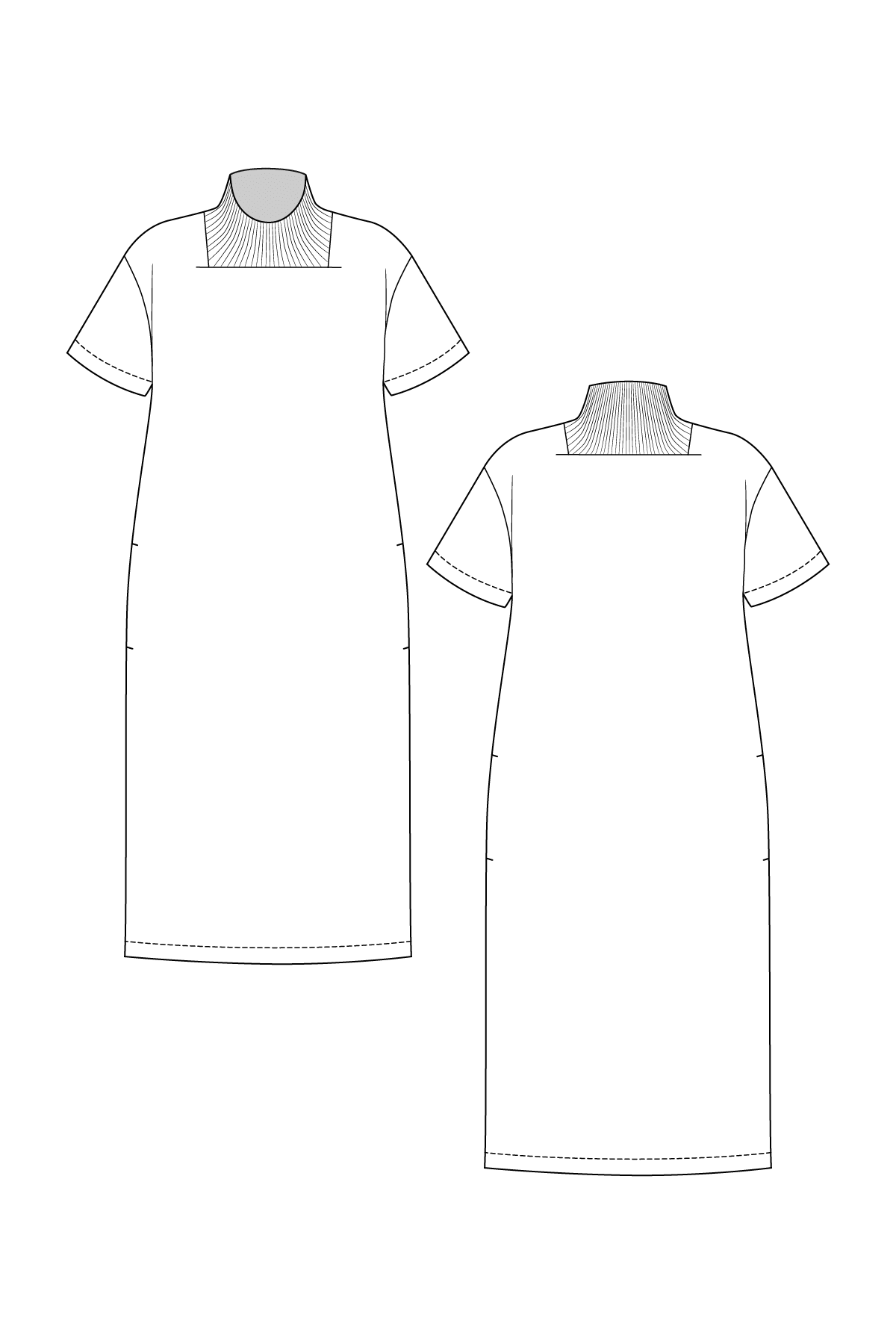 RAUHA tee & tee dress - PDF PATTERN - homesewn