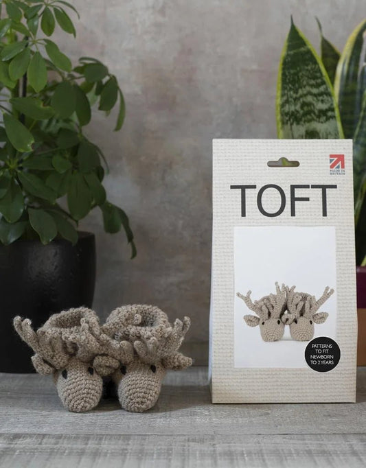 Reindeer Booties Kit - homesewn