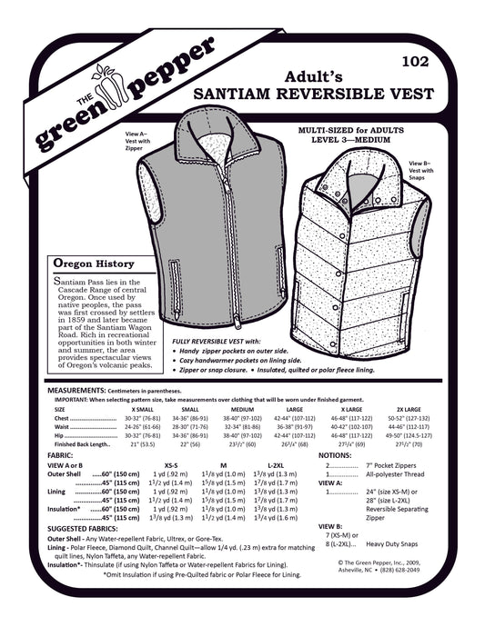 image of cover for sewing pattern