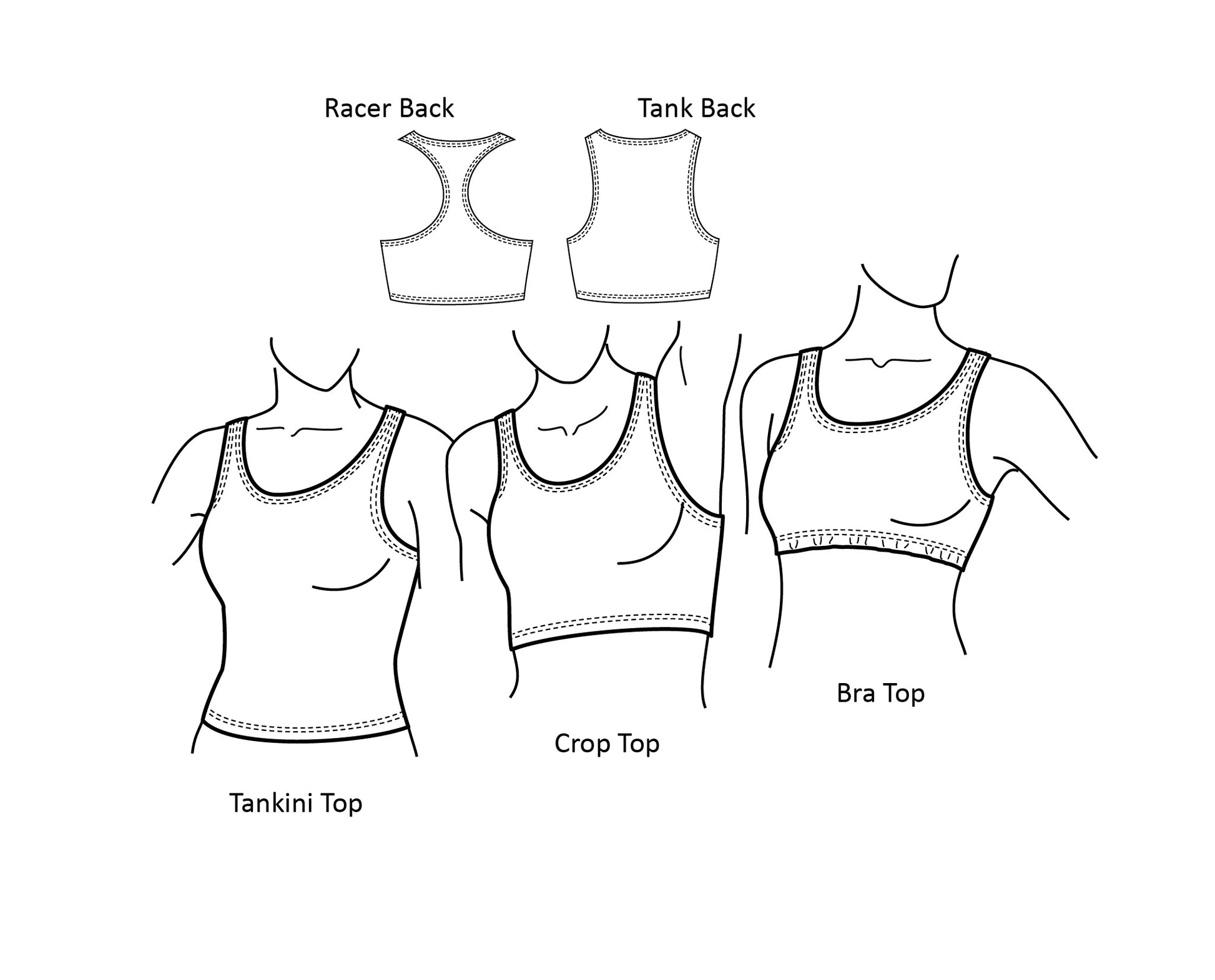 407N – NEW version! Women’s Mt Saint Helens Hot Top Pattern