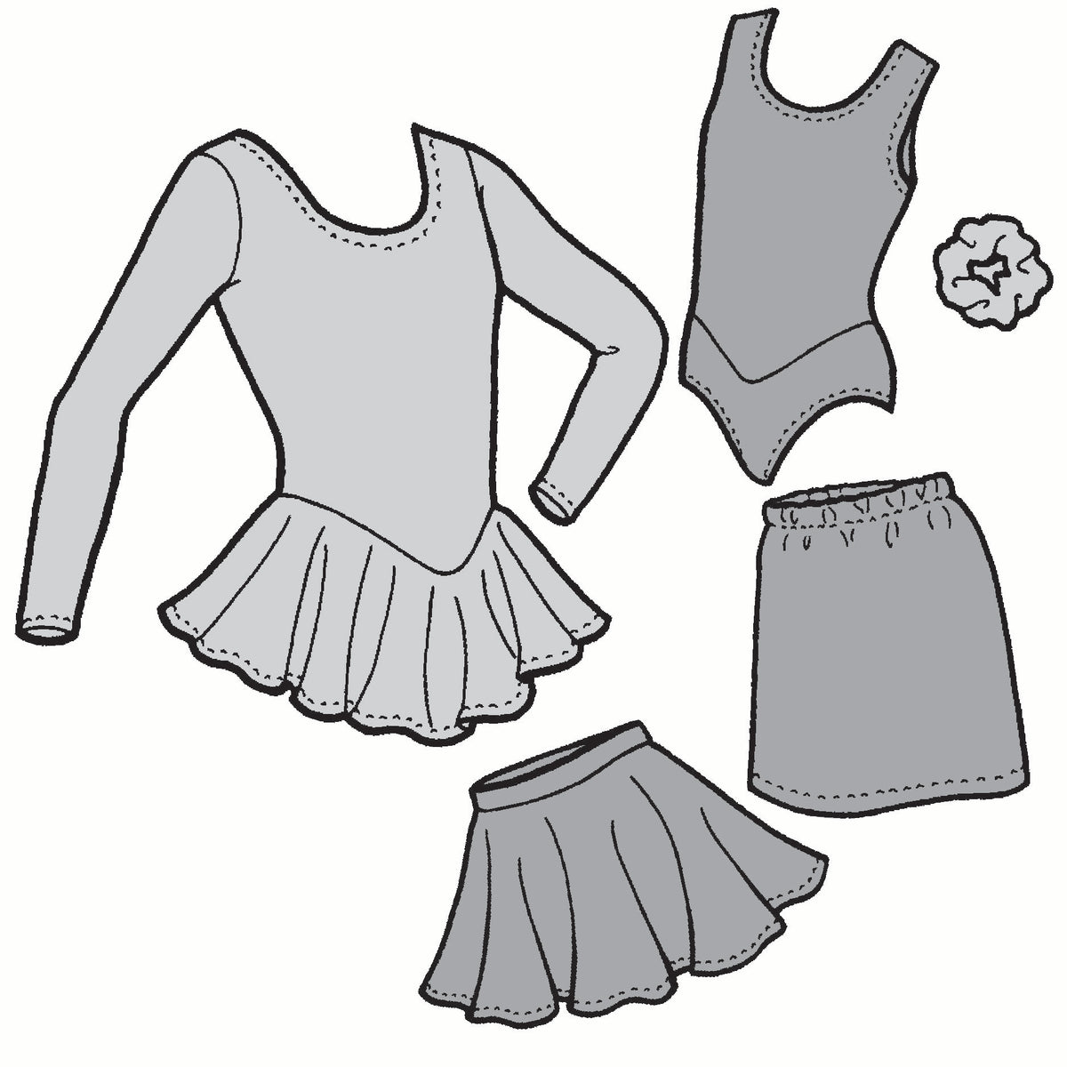 517 – Women's Crystal Lake Skating Outfit