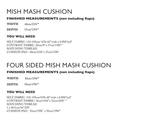 MISH MASH Cushions