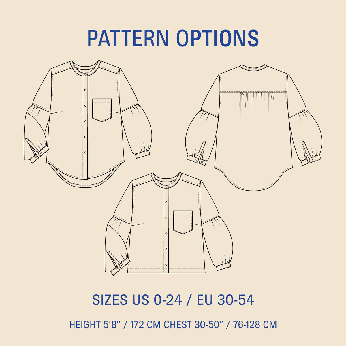Puff Shirt sewing pattern