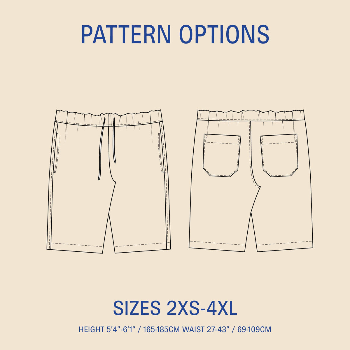 Summer Shorts sewing pattern