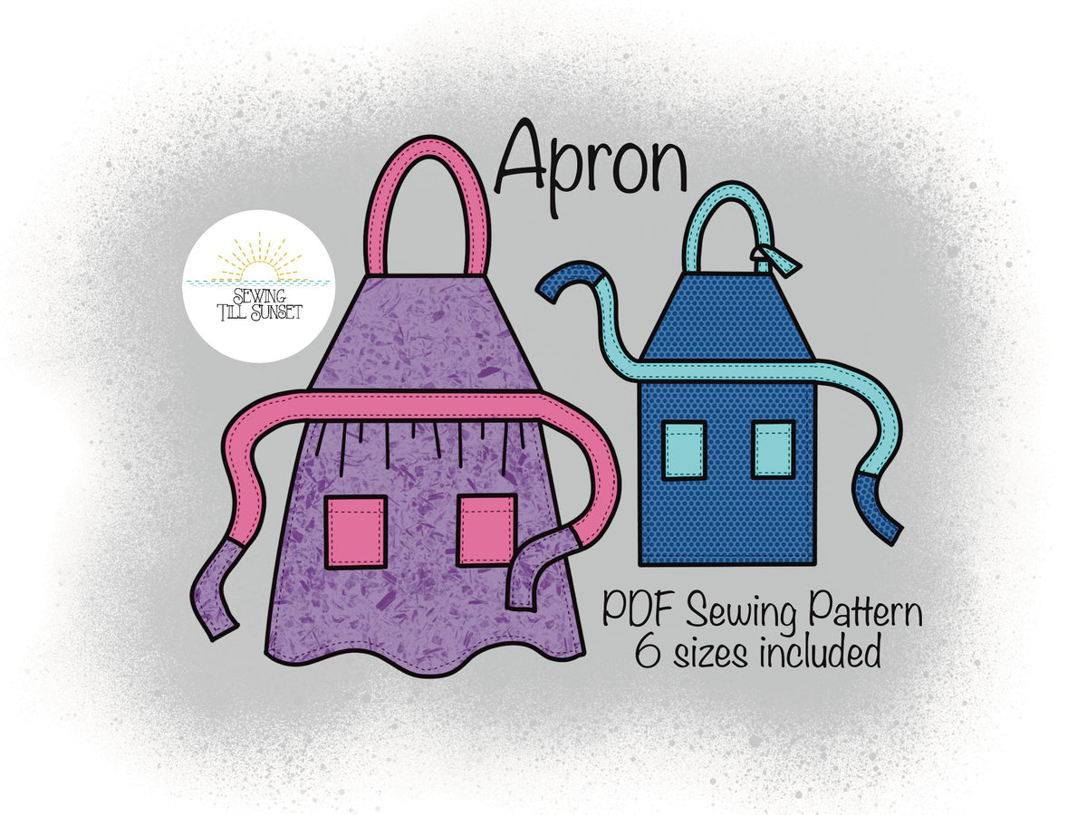 Apron - 6 Sizes, Kids & Adult