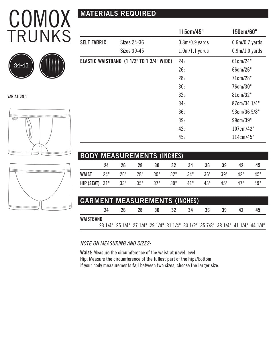 Comox Trunks PDF