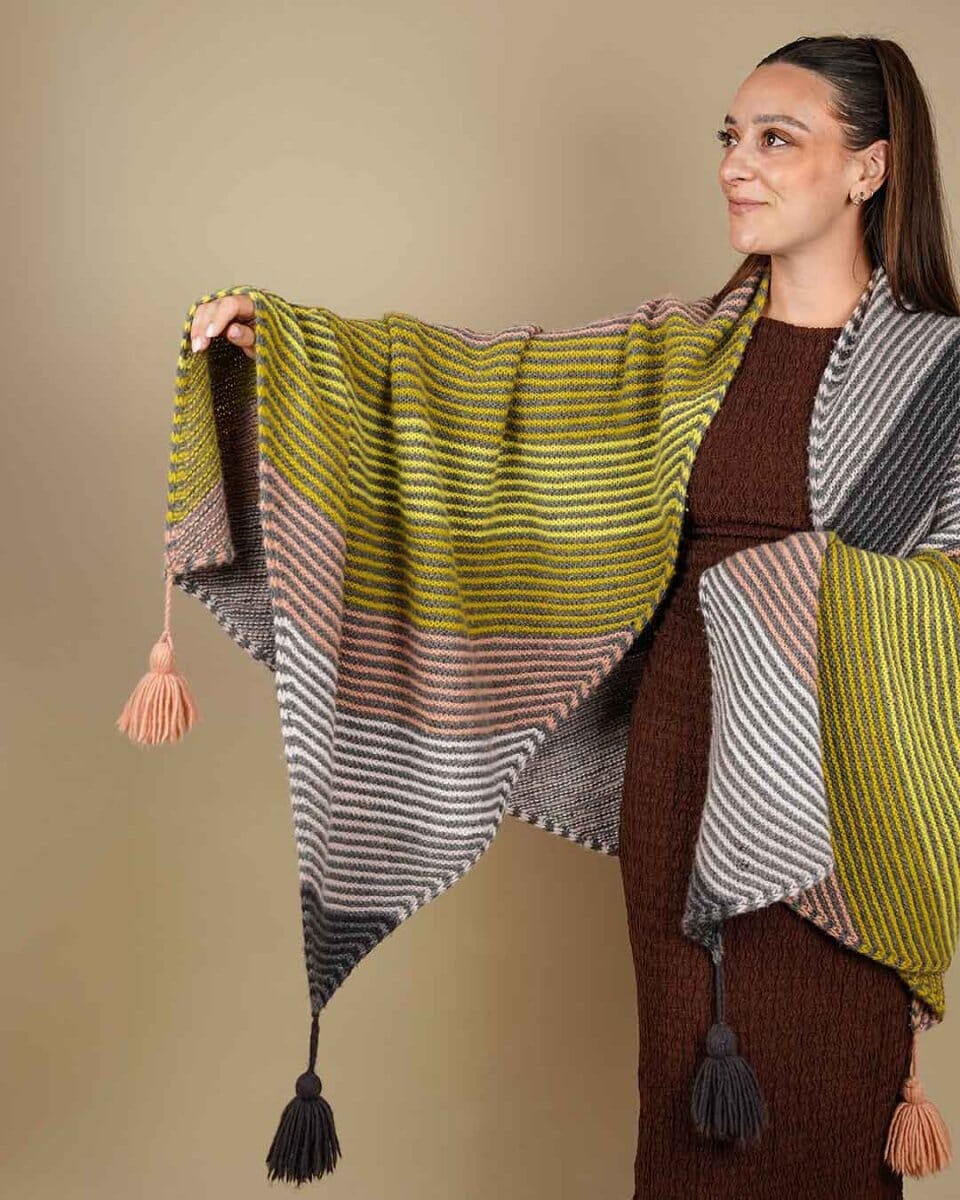 Cozy blanket or scarf by Önling, knitting pattern