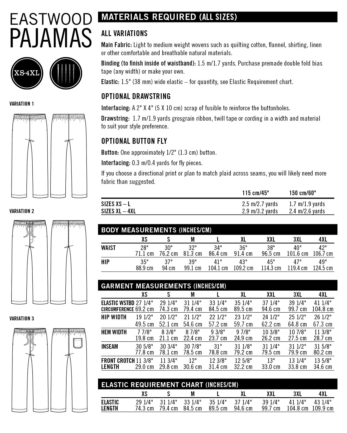 Eastwood Pajamas PDF