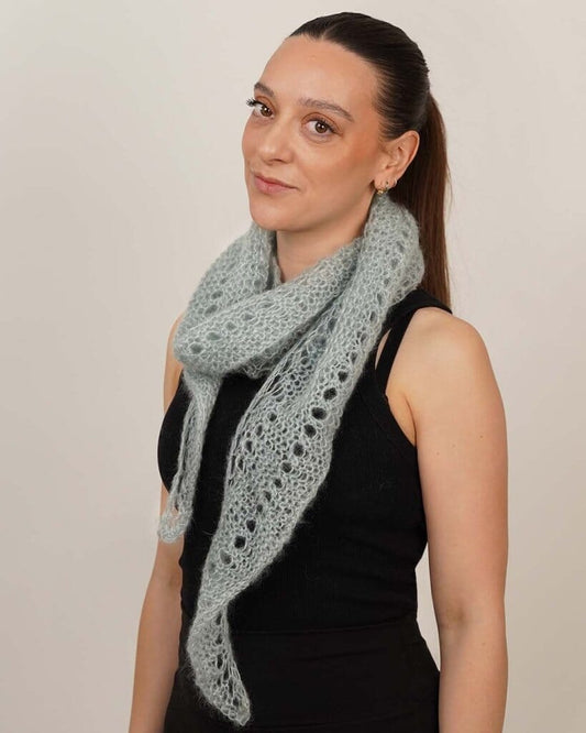 Easy Peasy Chunky Cloud Scarf, strikkeopskrift