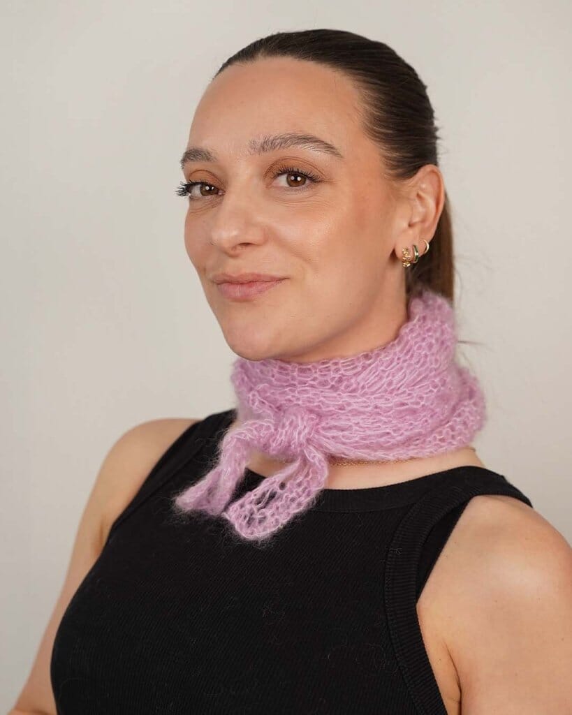 Easy Peasy Chunky Cloud Scarf, strikkeopskrift