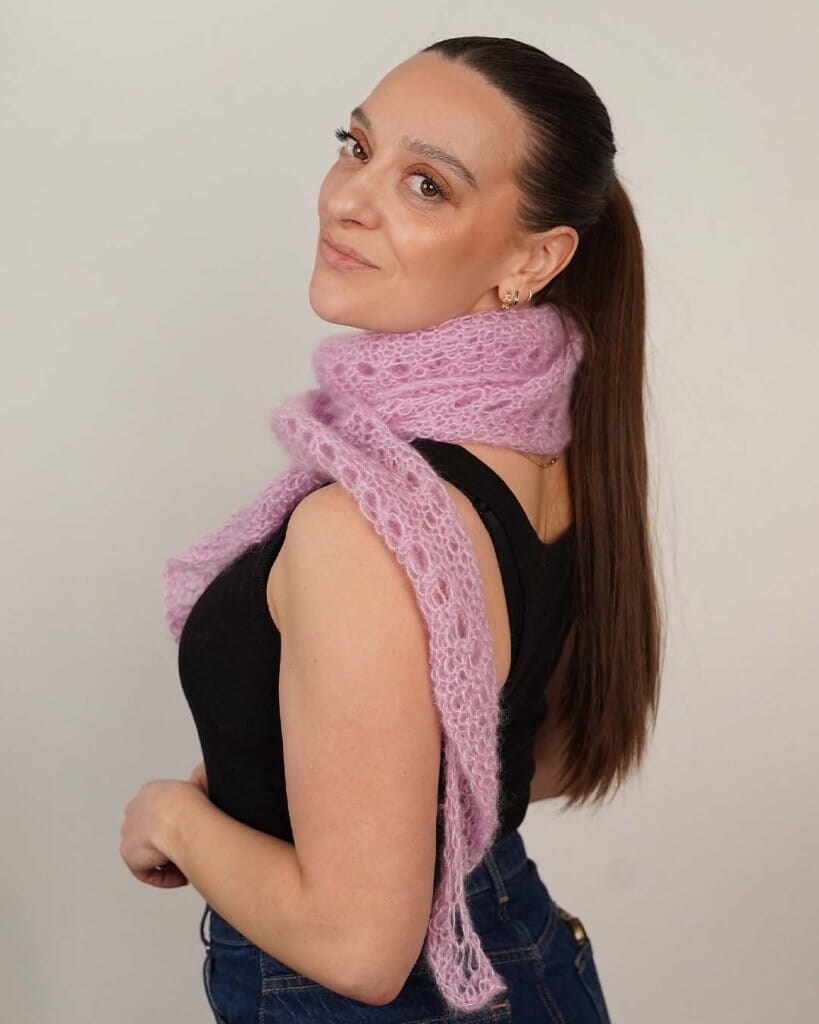 Easy Peasy Chunky Cloud Scarf, strikkeopskrift