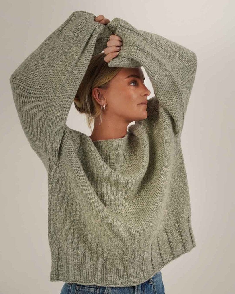 Easy Peasy Rose Sweater, No 4 + 12 strikkekit