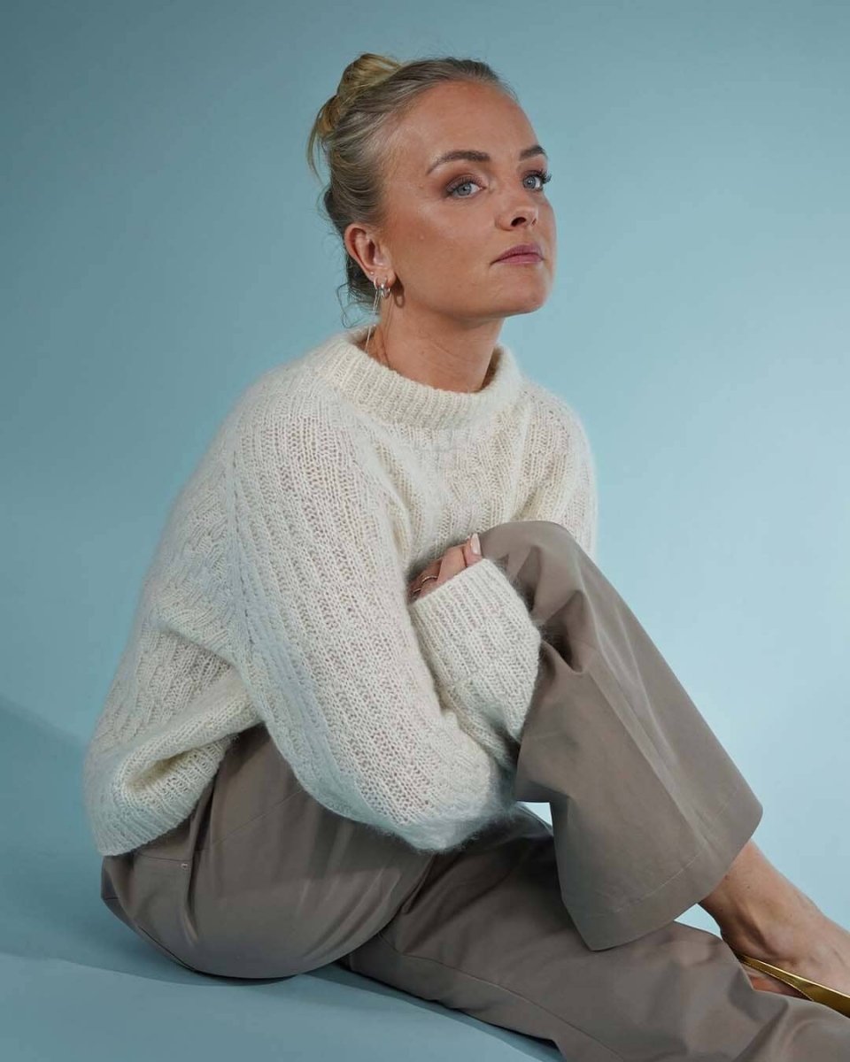 Esther sweater by Önling, No 20 + silk mohair knitting kit Knitting kits Önling - Katrine Hannibal