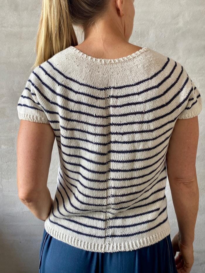 Esther's Striped Summer Top, knitting pattern Knitting patterns Önling - Katrine Hannibal