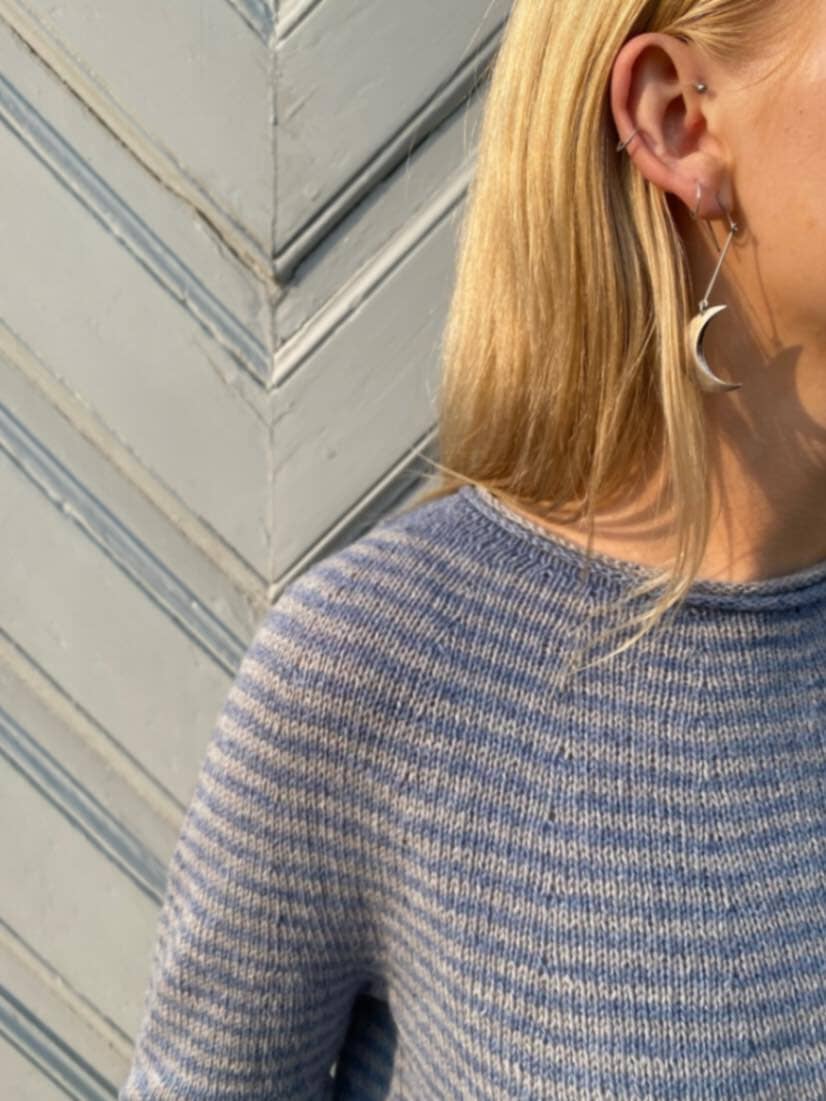 Evelyn striped blouse by Önling, knitting pattern