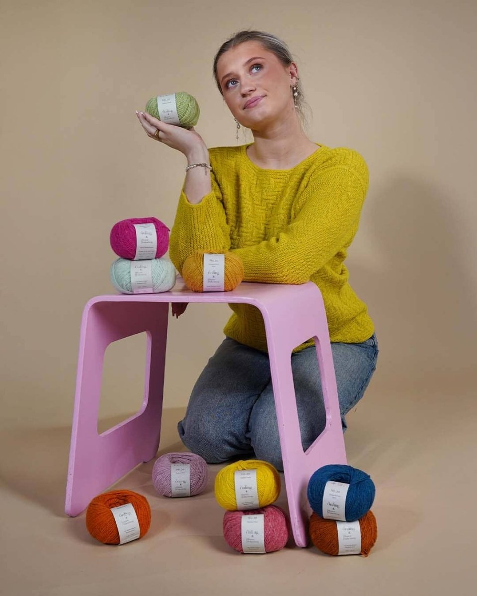 Flex sweater by Hanne Falkenberg, No 20 knitting kit Knitting kits Hanne Falkenberg