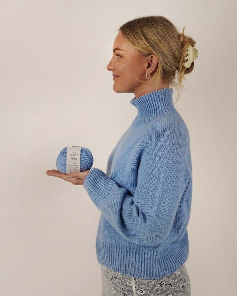 Frederikke Sweater, No 3 strikkekit