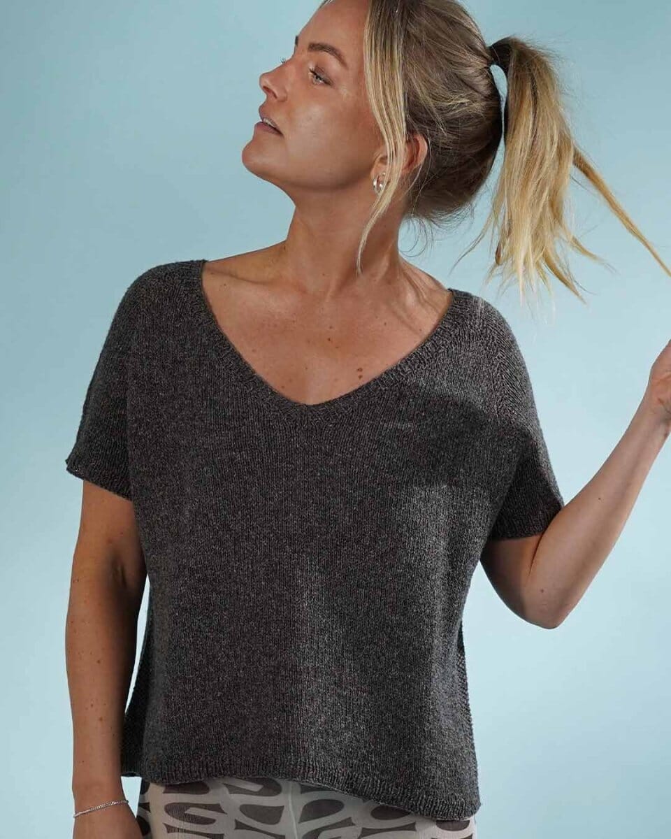 Frigga V - neck by Önling, Everyday knitting kit