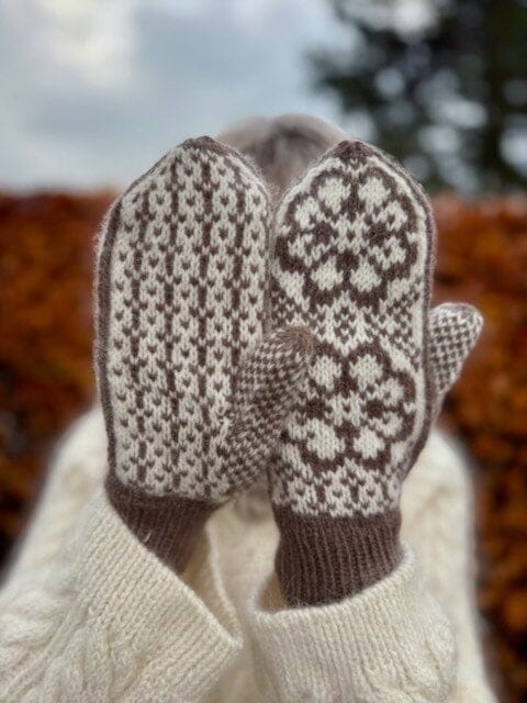 MGL OPSKRIFT Gaby Mittens, knitting pattern Knitting patterns Inge - Lis Holst