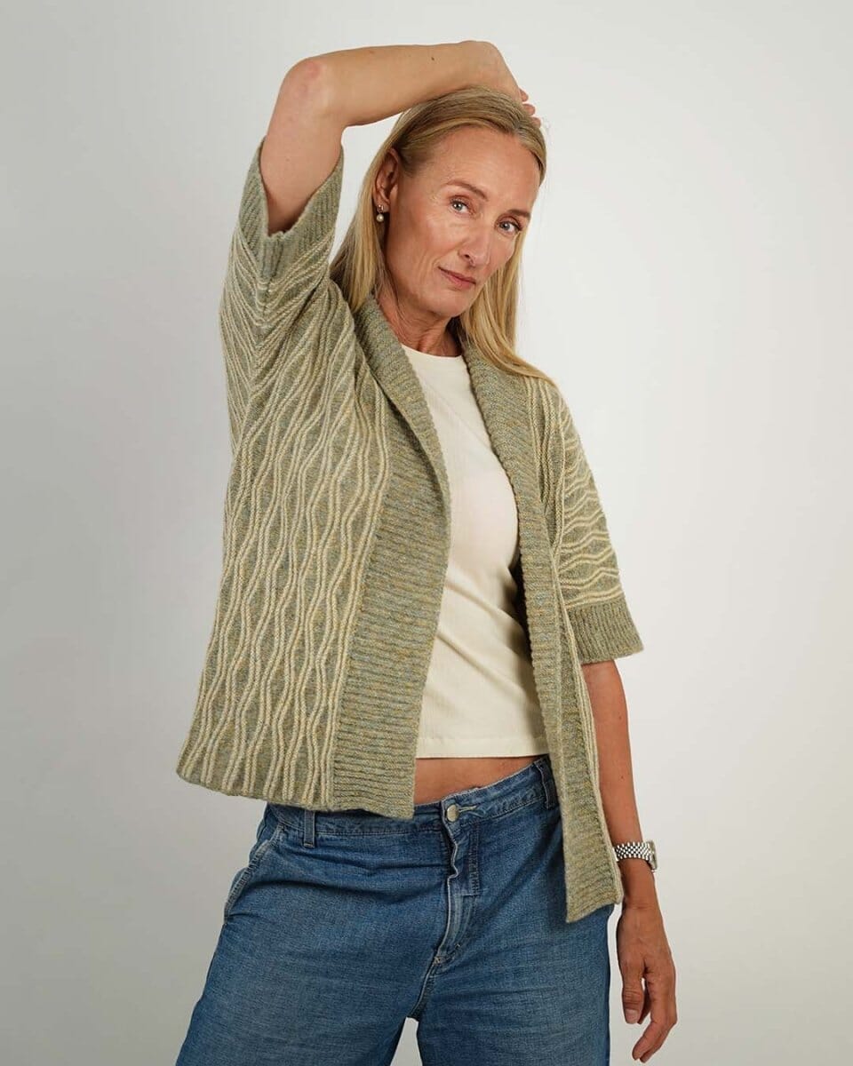 Lagune cardigan by Hanne Falkenberg, knitting pattern