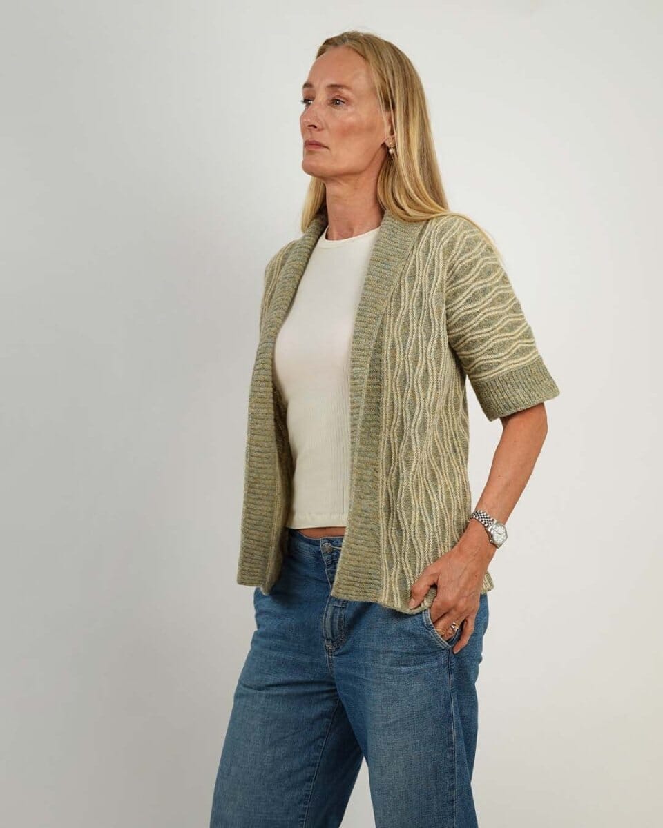 Lagune cardigan by Hanne Falkenberg, knitting pattern