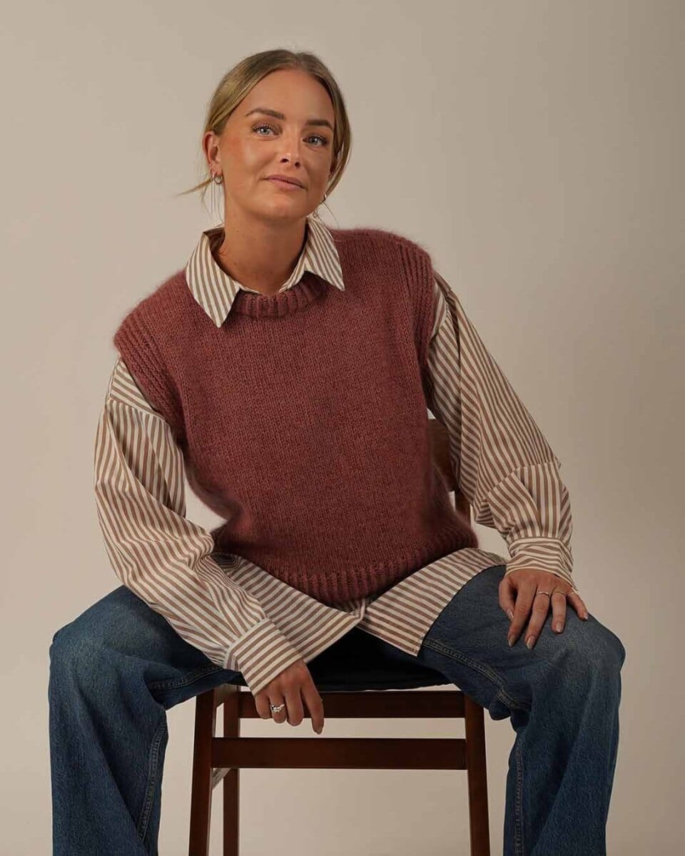 Lucia slipover vest by Önling, No 3 + silk mohair