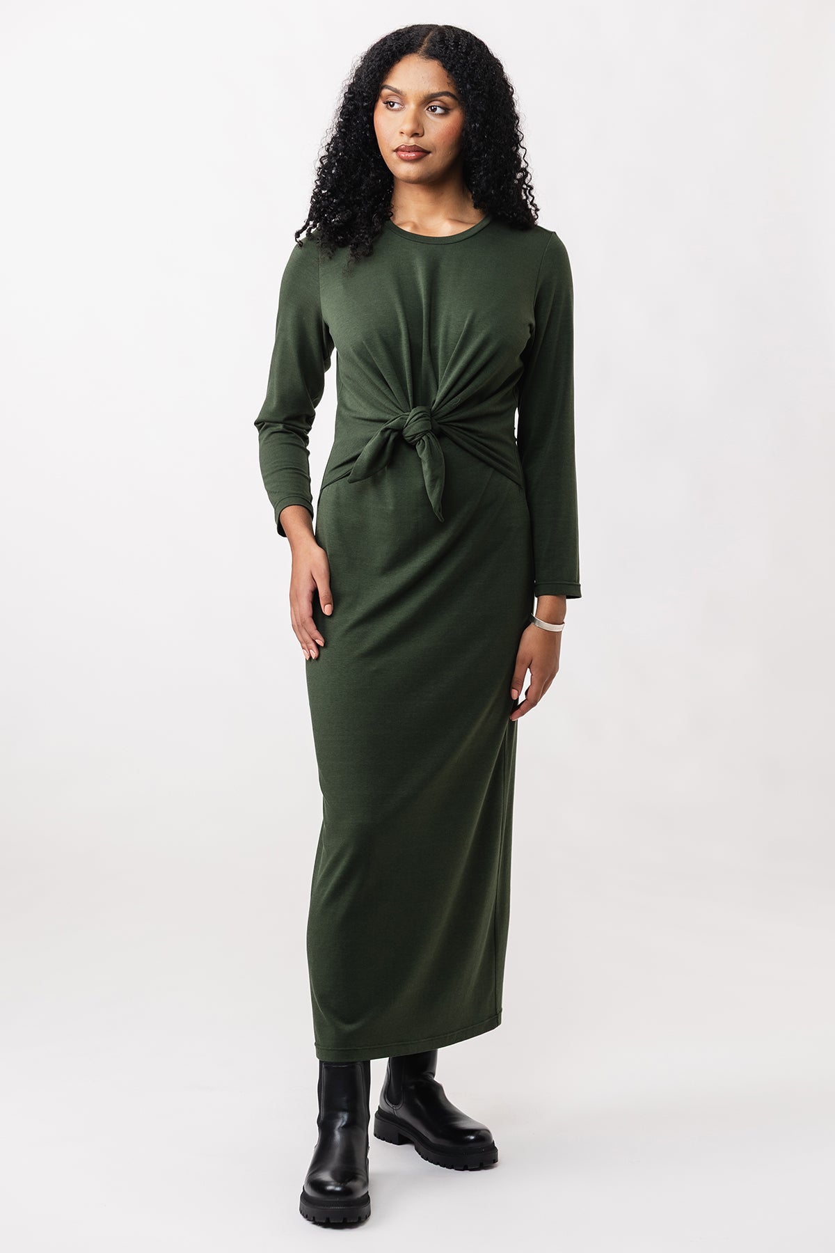 LYYTI tie front mini & maxi dress