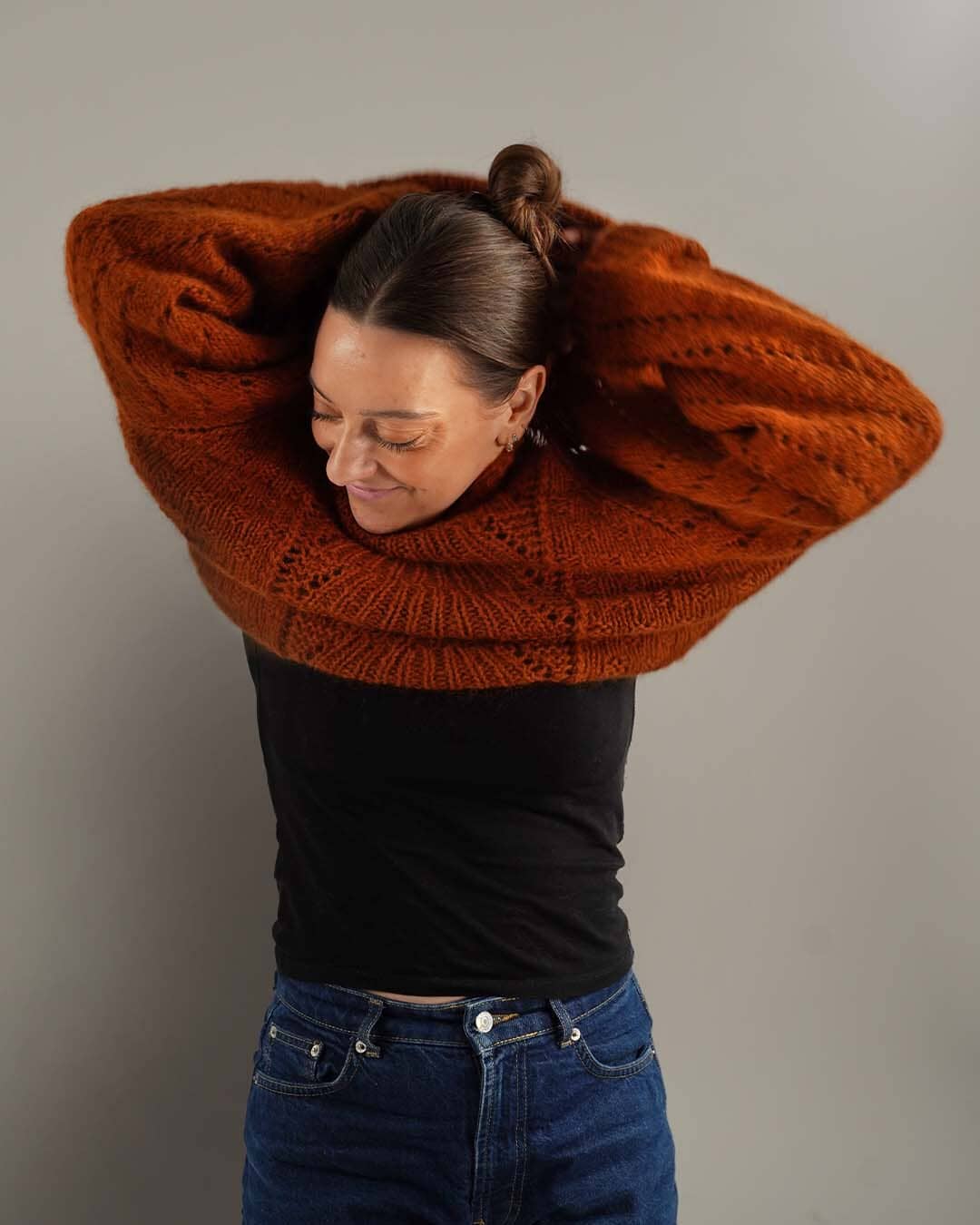 Magnum sweater by Önling, No 1 + silk mohair knitting kit Knitting kits Önling - Katrine Hannibal