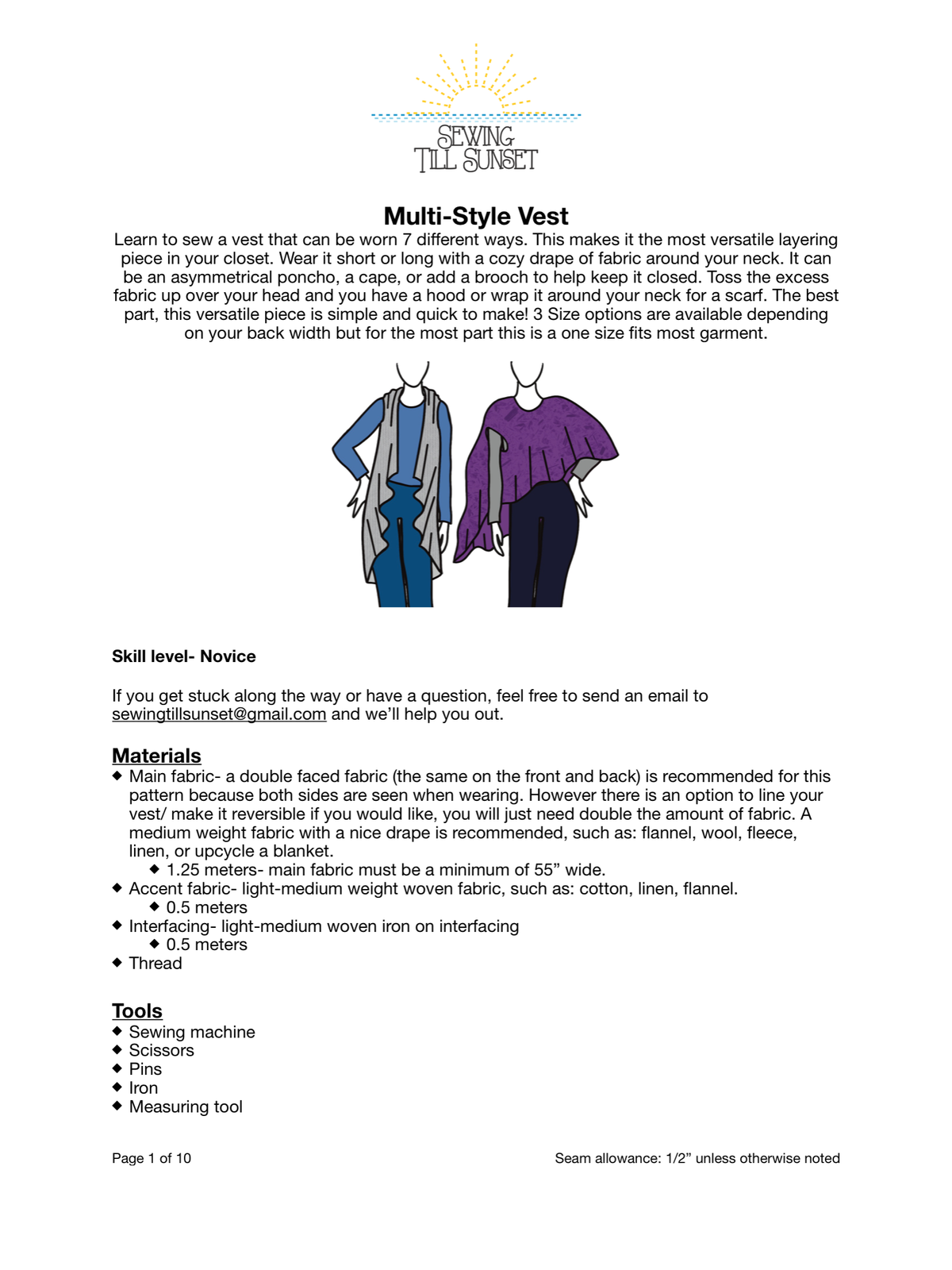 Multi-Style Vest
