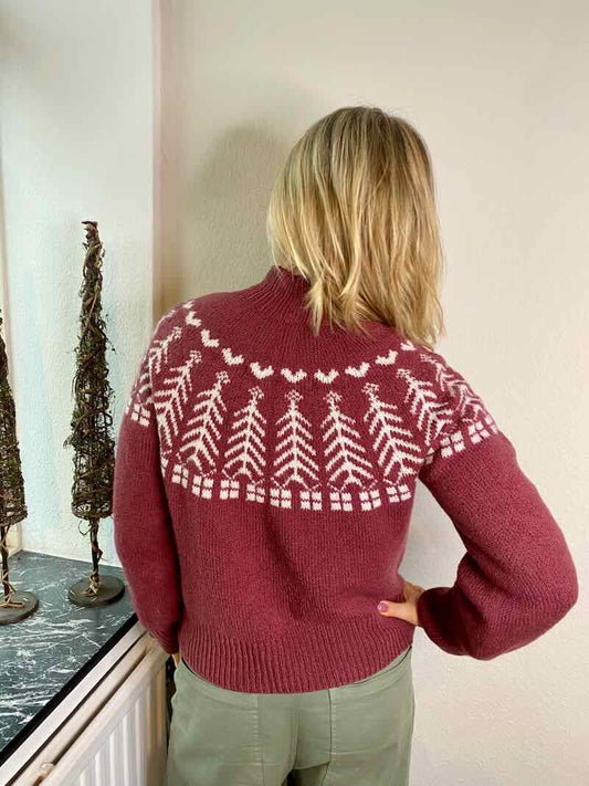 Noelle Christmas sweater, knitting pattern