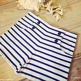 Short à pont Titouan-Femme+Enfant